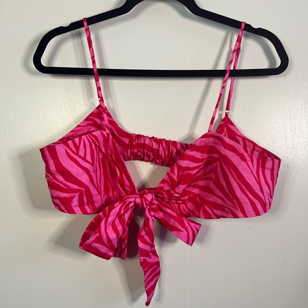 H&M Zebra Print Bandu Bralette